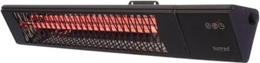 Vegghengt terassevarmer Royal Diamond Smart Dark karbon 2500 W