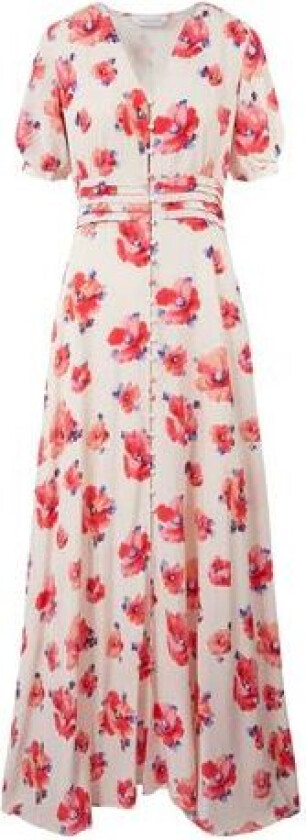 Athalia Dress - Pink Mallow Print XS