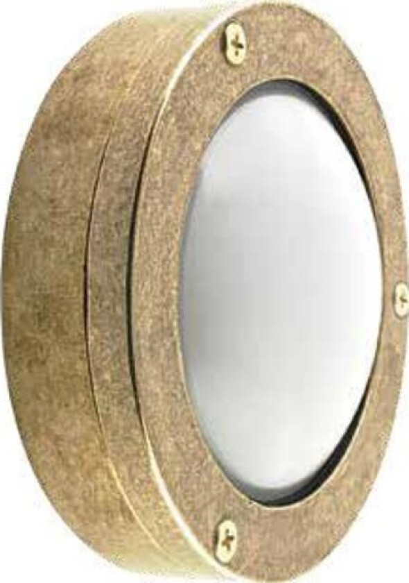 67A Rund skottlampe støpt messing IP64