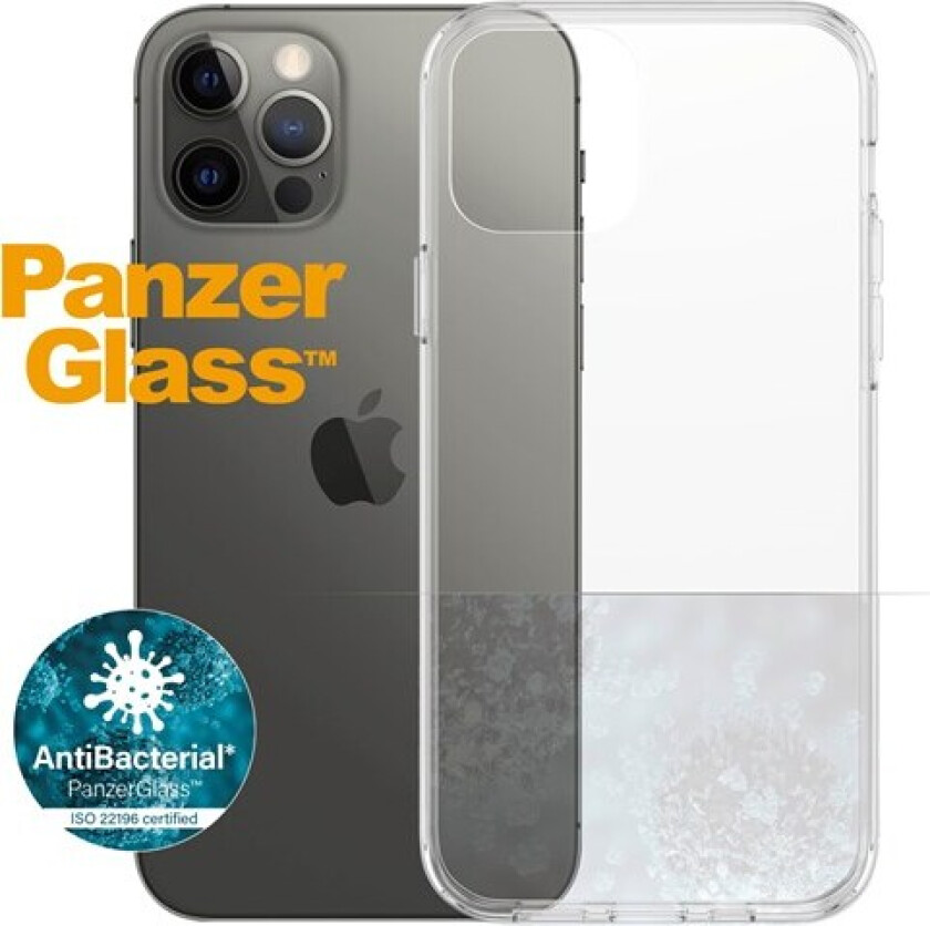 Panzerglass Clearcase Iphone 12, Iphone 12 Pro Gjennomsiktig