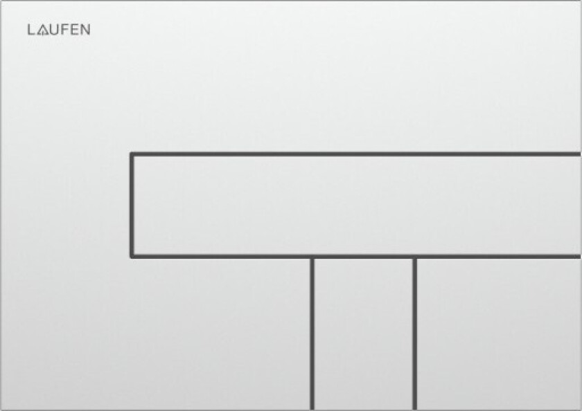 Lis AW100 betjeningsplate, matt krom