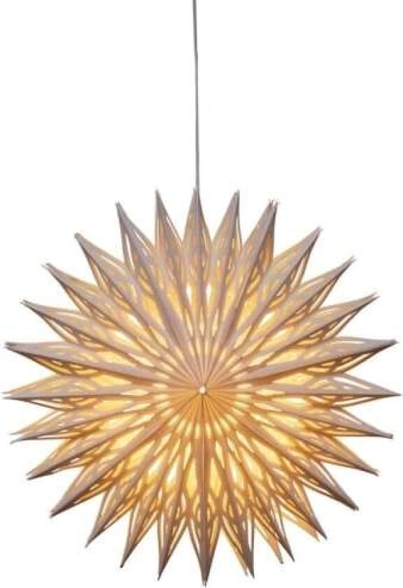 Paper Star, Figur, Hvit, Papir, Universell, IP20, 1 lamper