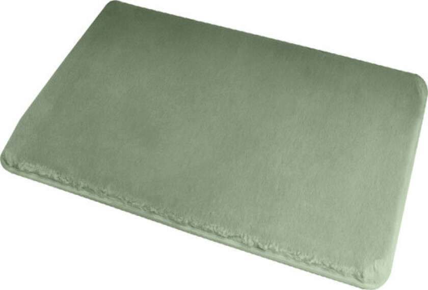 Fuzzy badematte, 40x60 cm, grønn