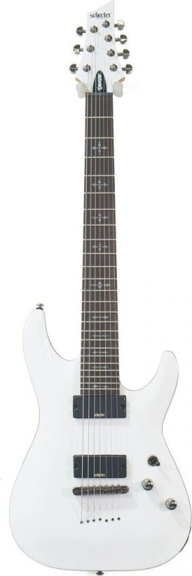 Schecter Demon 7 Vintage White