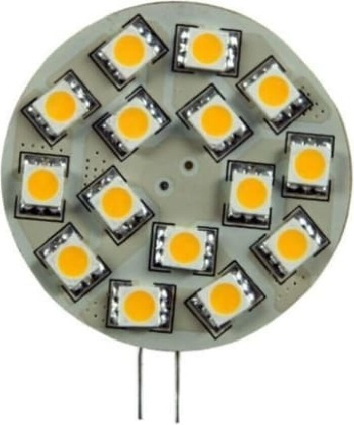 LED-pærer, Varm hvid, A+, 3W, G4, Ø45, 3300K, 210Lm