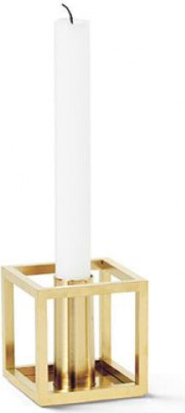 Kubus 1 lysestake messing