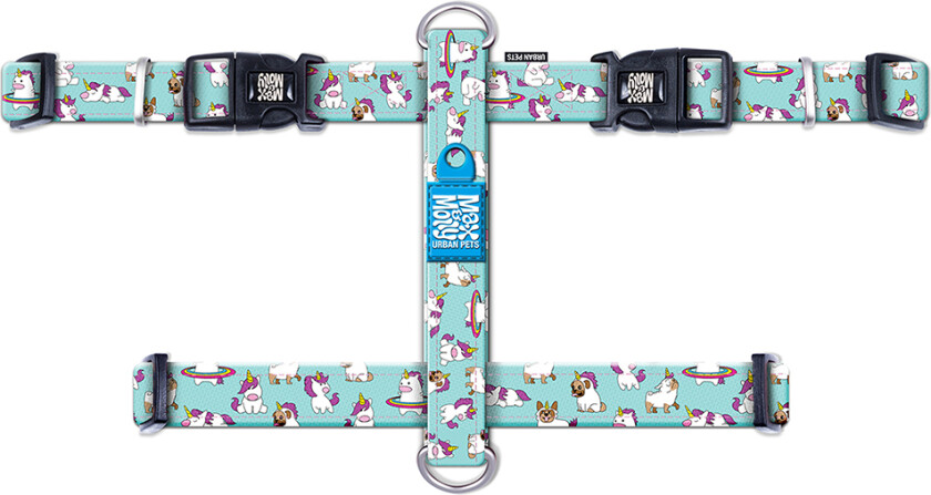 Hundesele Unicorn - Str M: 53-69 cm Brystomfang