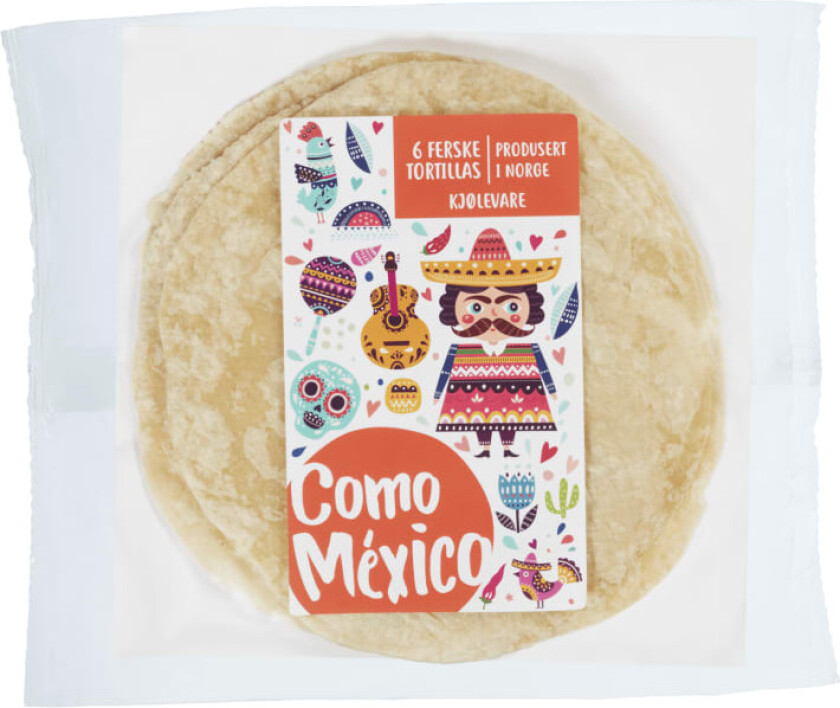 Hvetetortilla 6stk 300g