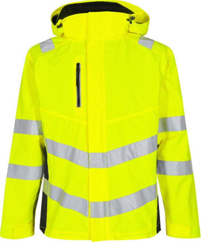 skalljakke 1146, EN20471 klasse 3, gul/svart, størrelse XL