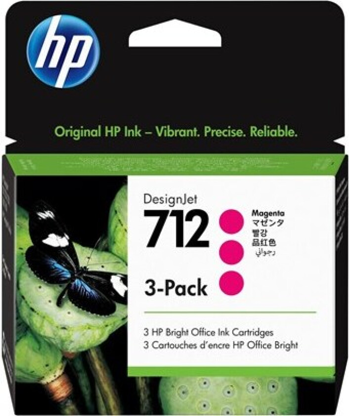 Hp Blekk Magenta 712 29ml 3-pack