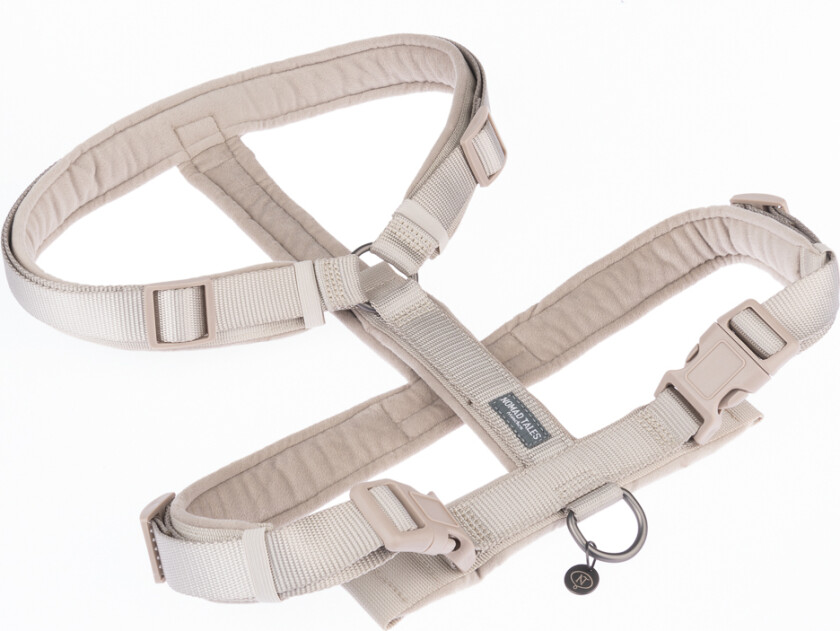 Blush hundesele, taupe - Str XL: 66 - 105 cm Brystomfang, B 25 mm
