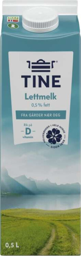 Tine Tinemelk Lett 0.5% 0,5l
