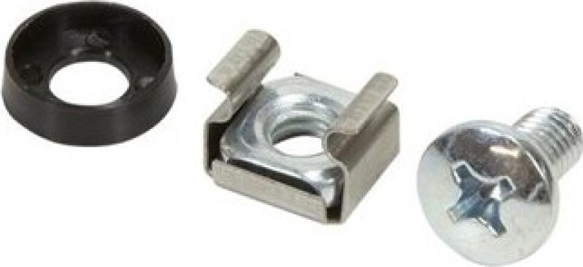 Cage nuts mounting kit M6 50 pcs. zinc-plated