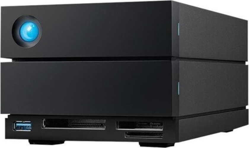 2big Dock STLG20000400 - Harddiskarray - 20 TB - 2 brønner (SATA-600) - HDD 10 TB x 2 - Thunderbolt 3, USB 3.2 Gen 2 (ekstern) - med 5-års Rescue Data Recovery Service Plan