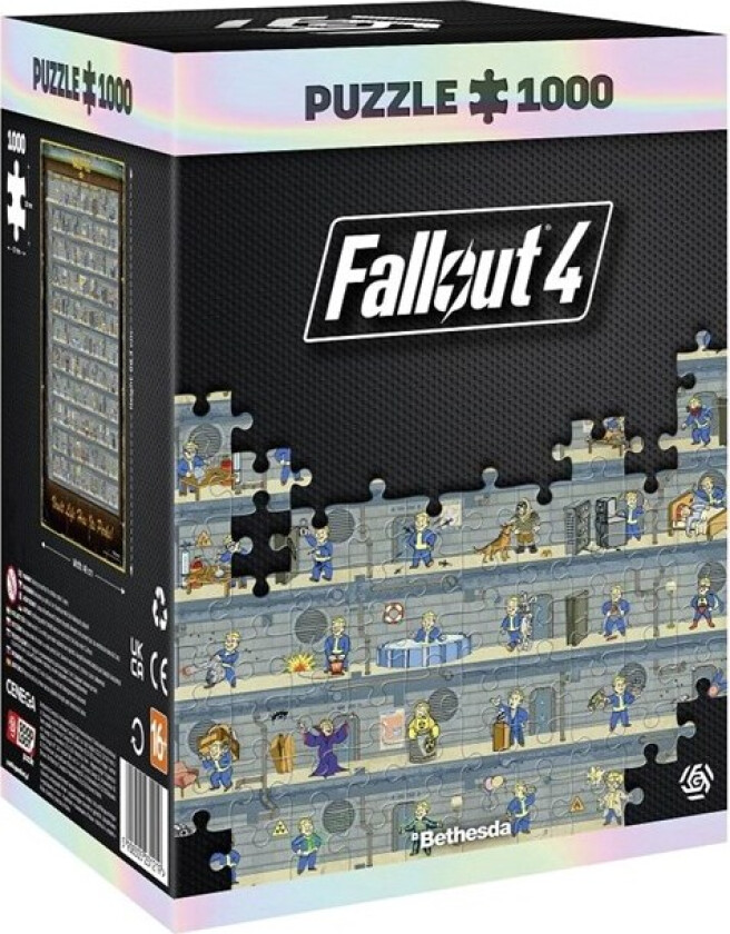 Good Loot Premium Gaming Puzzle - Fallout 4: Perk Poster Puslespill 1000 Brikker