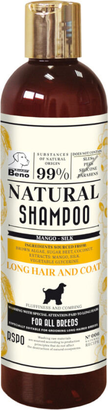 natursjampo for lang pels - 300 ml