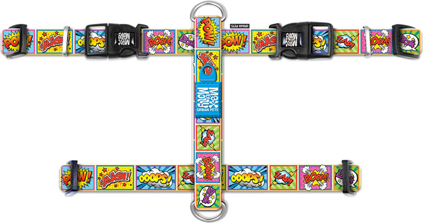 Hundesele Comic - Str L: 70-98 cm Brystomfang