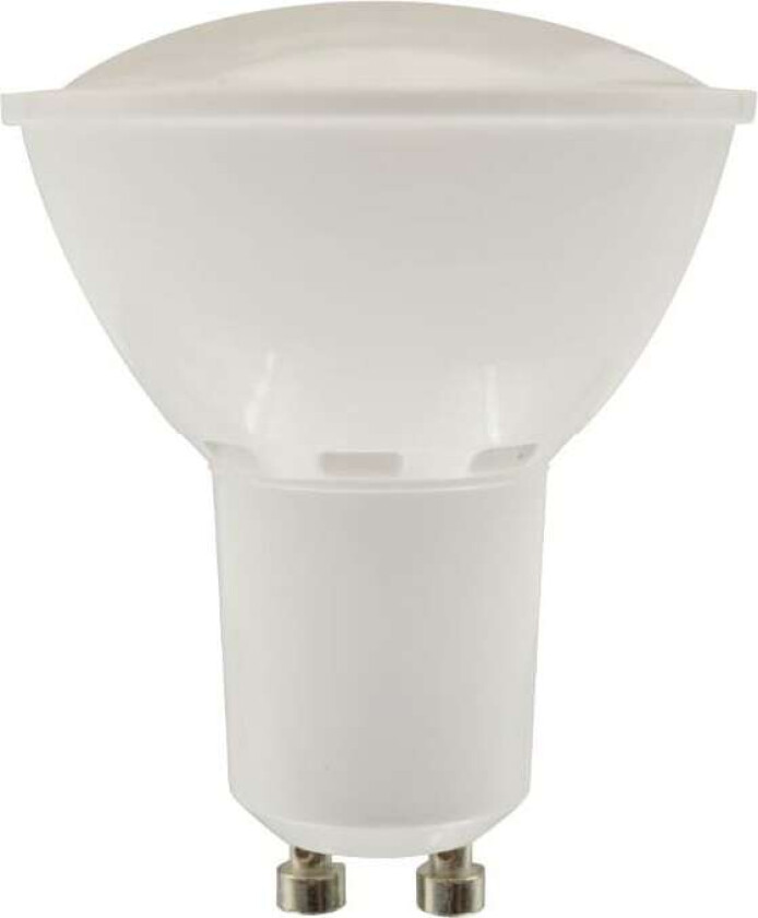 Omega OMELGU10-7W, 7 W, GU10, 620 lm, 25000 timer, Varm hvit