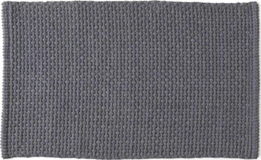 Knot badematte, 50x80 cm, grå