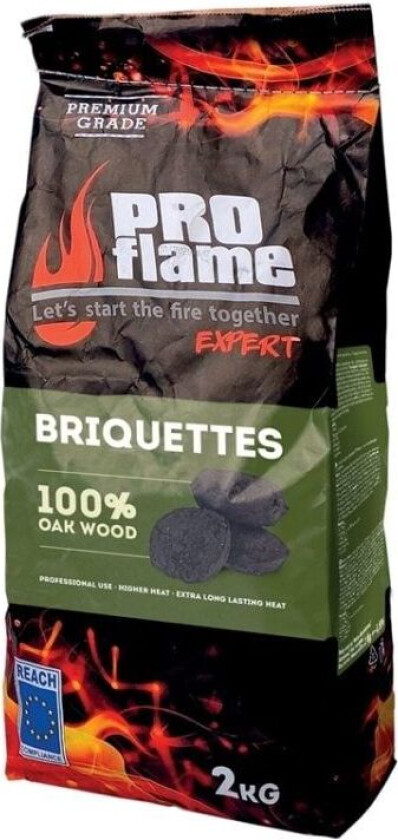Brikette Eik Kull Proflame Expert 2Kg
