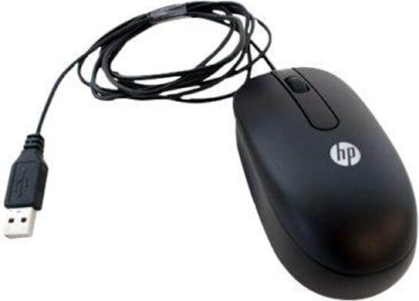 I USB Optical Scroll Mouse - Mus - Laser/optisk - 3 knapper - Svart