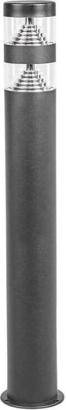 Gatelampe Lanea av rustfritt stål med LED-lys