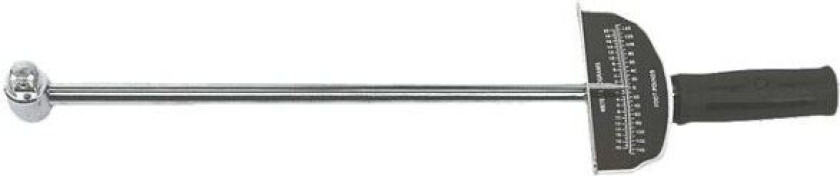 Top Tools Toppverktøy Toppverktøy Momentnøkkel 1/2 460 mm 0-200 Nm (37D105)