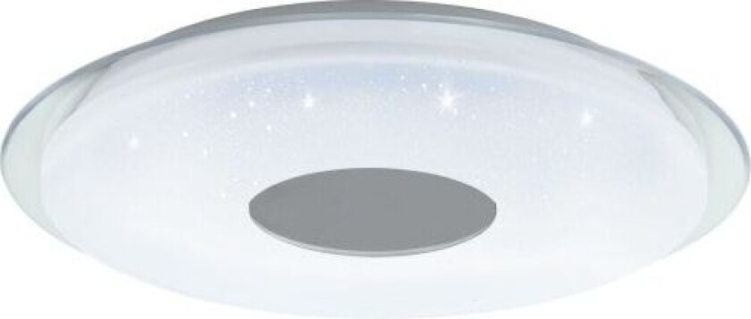 LANCIANO-Z, 4 ampuller, LED, 4960 lm, IP20, Kromfarget, Gjennomsiktig, Hvit