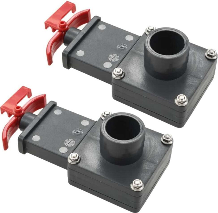 Bassengportventil 2 stk 1,5"