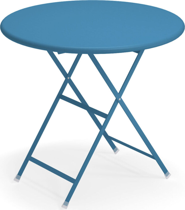 EMU Arc En Ciel Folding Round Table, Blue