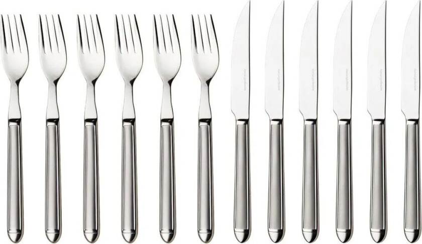 Nora biffsett 12 deler Rustfritt stål