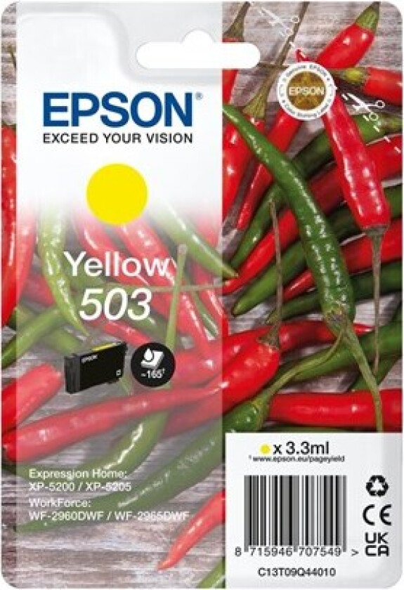 503 - yellow - original - ink cartridge - Blekkpatron Yellow