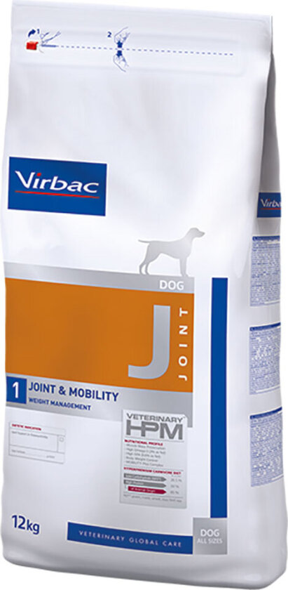 Veterinary HPM Dog Joint & Mobility J1 - Økonomipakke: 2 x 12 kg