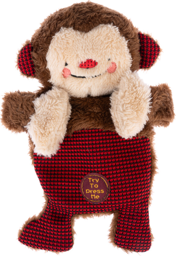 Winkie Monkey Hundespielzeug - L 20 x B 25 x H 7 cm