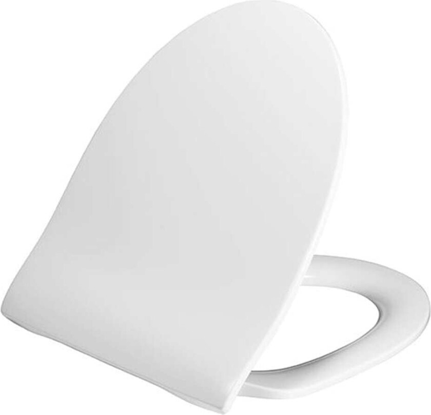 956 toalettsete, soft close, hvit