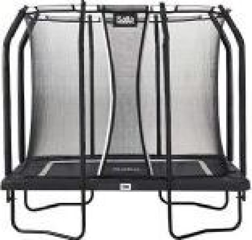 Premium Black Edition, Trampoline over bakken, Rektangulær, 100 kg, 5 år, Safety net, Sort