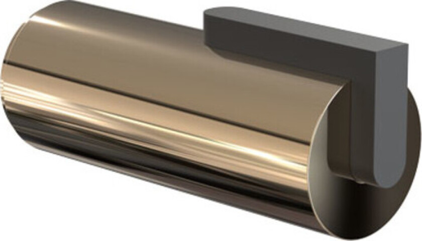 NOVA2 dørstopper 2, 75mm, polert gull