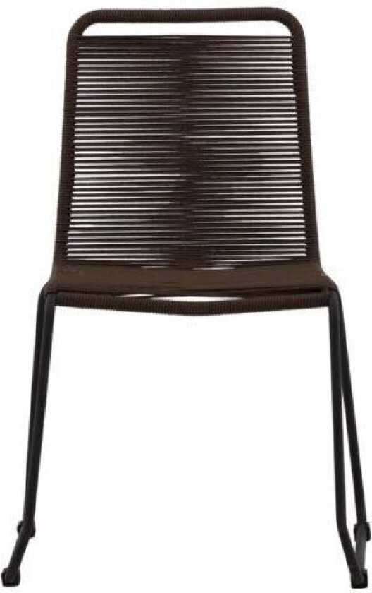 Lindos hagestol stabelbar brun.