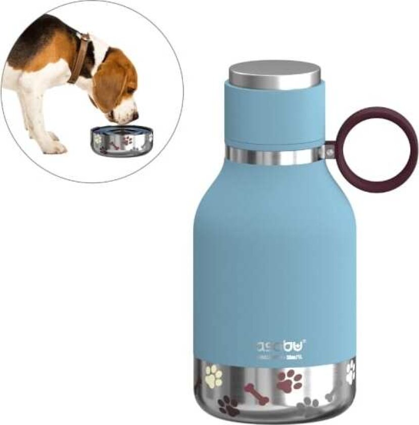 ASOBU - Stainless Steel Bowl Bottle - Blue - (84259103973)