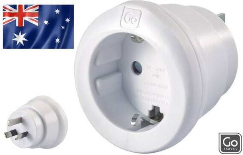 Adapter Til Austraila Og Kina Fra