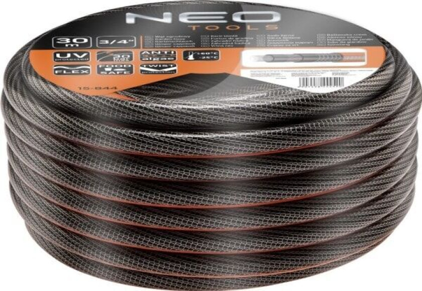 Neo 15-844 Professional Hageslange - 3/4", 30m