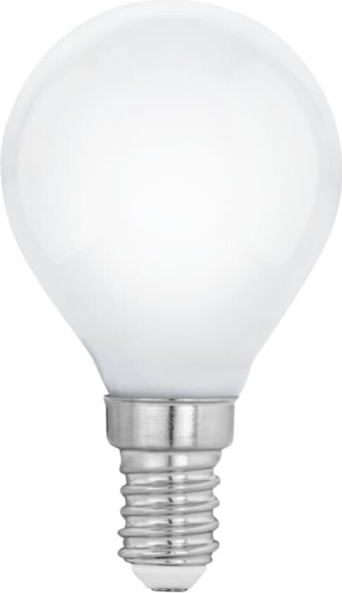 Eglo - LED-lyspære - form: P45 - E14 - 4 W (ekvivalent 40 W) - klasse E - varmt hvitt lys - 2700 K - hvit