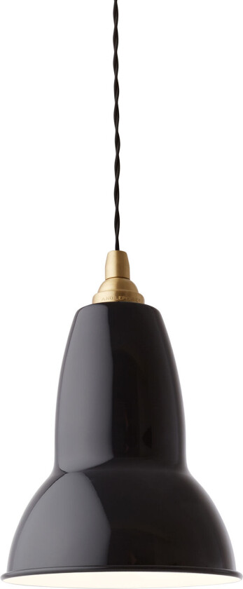Original 1227 Brass Pendant Jet Black