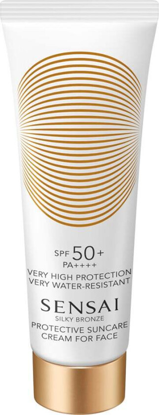 Sensai Silky Bronze Protective Suncare Cream For Face SPF 50+ 50 ml