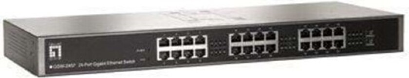 GSW-2457 - Switch - 24 x 10/100/1000 - stasjonær