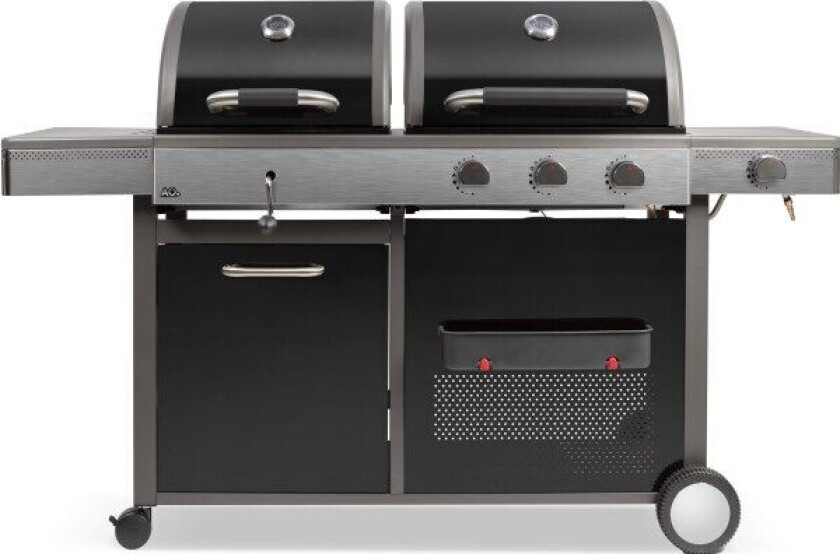 EX-Dobbel gass/grillgrill, sort