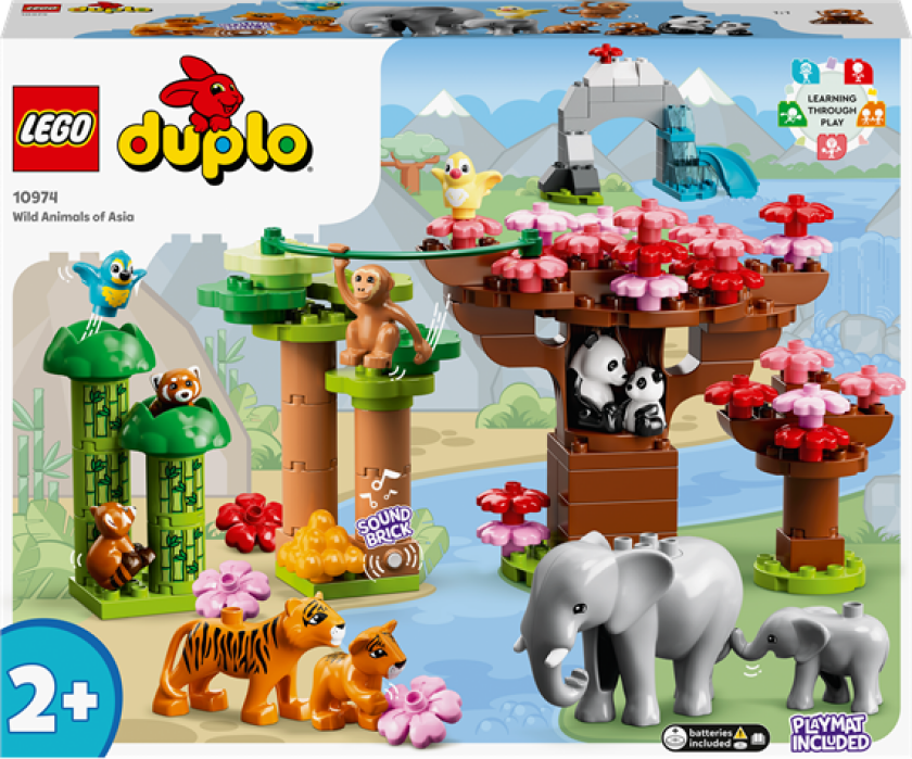 Lego Duplo - Ville Dyr Fra Asia 10974