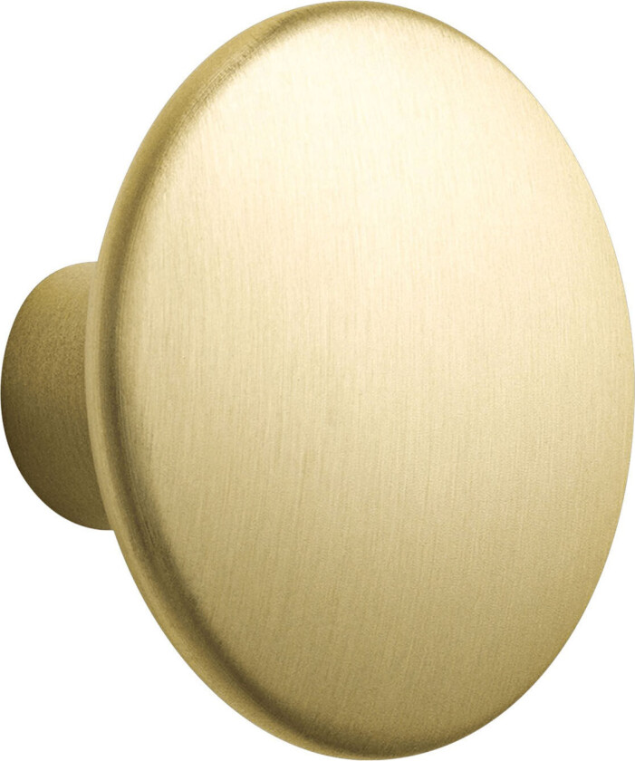 The Dots Metal Coat Hooks Large - Brass