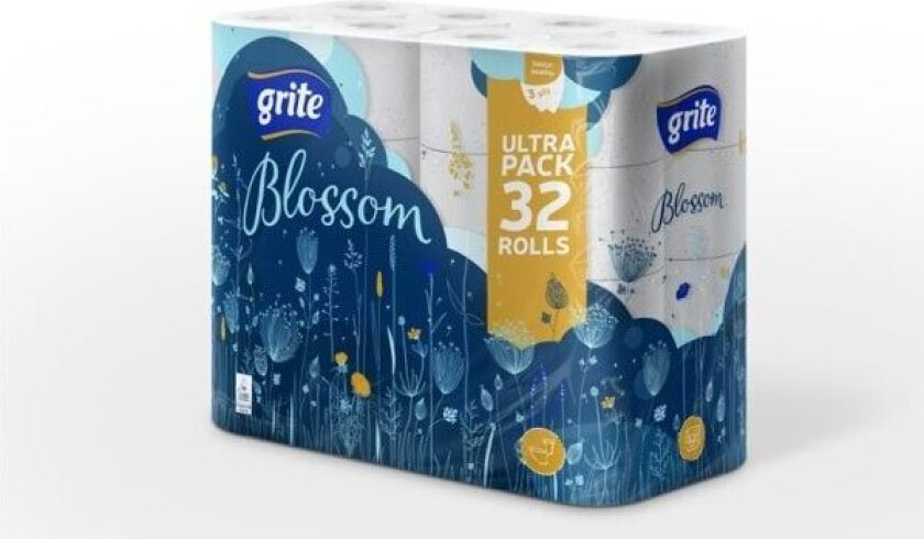 Bilde av Toalettpapir Blossom White 32stk