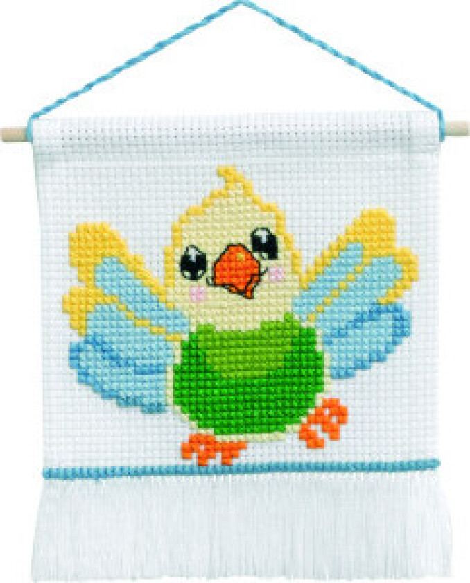 Broderisett My First Kit Birdie 16x18cm